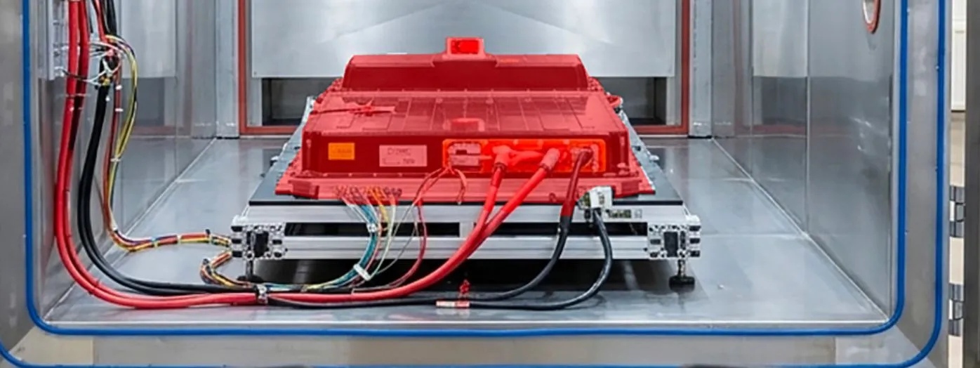 Expertise in environmental testing of batteries