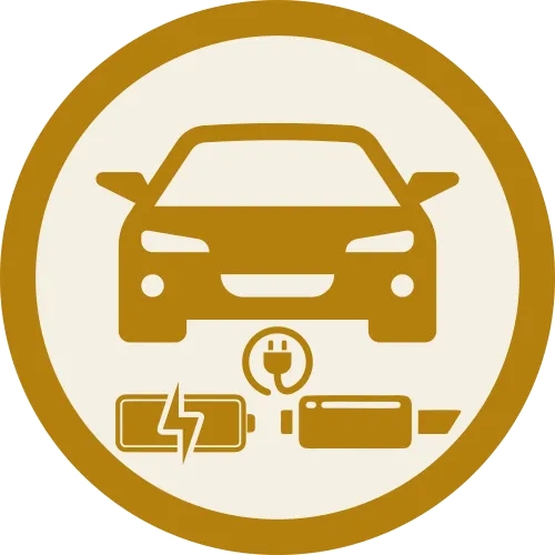 PHEV car logo